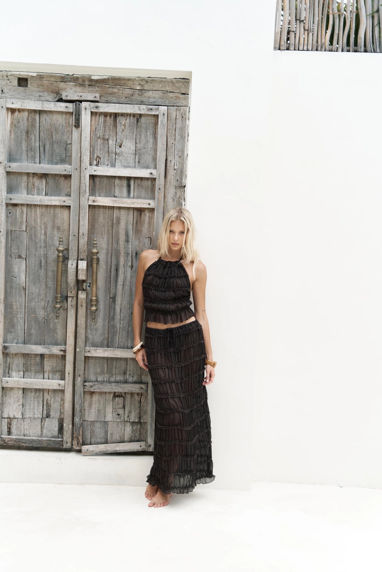 Sofia Skirt Set Black