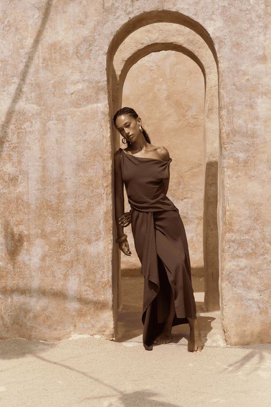 Zimbab Dress Brown